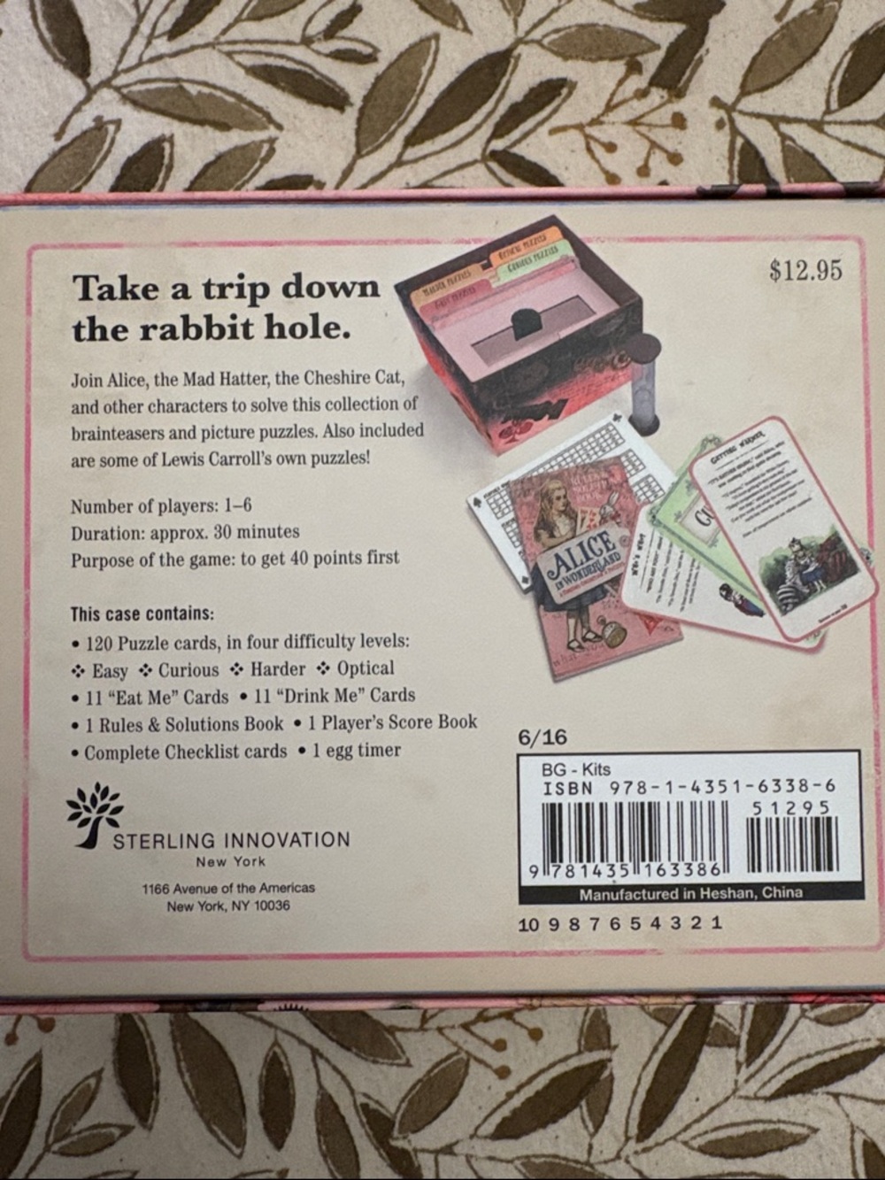 Alice in Wonderland - A Curious Collection of Puzzles - Picture 2 of 3